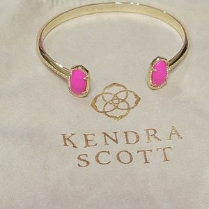 Kendra Scott Elton Braclet with Magenta Stones